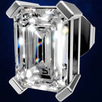 Emerald Cut Laboratory Grown Diamond Earrings