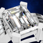 3 Carat Emerald Cut Laboratory Grown Diamond Ring
