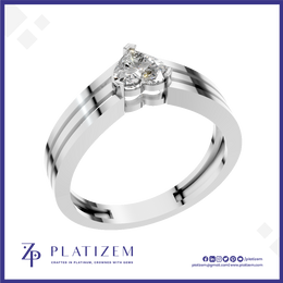 Lab Grown Diamond Ring Heart Shape