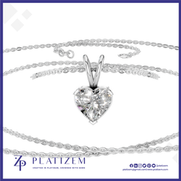 Lab Grown Diamond Heart Necklace Pendant