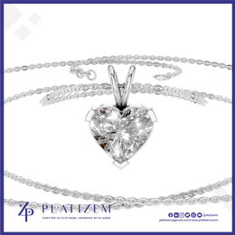 Lab Grown Diamond Heart Pendant Necklace
