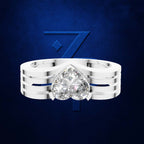 1 Carat Heart Shaped Laboratory Grown Diamond Ring
