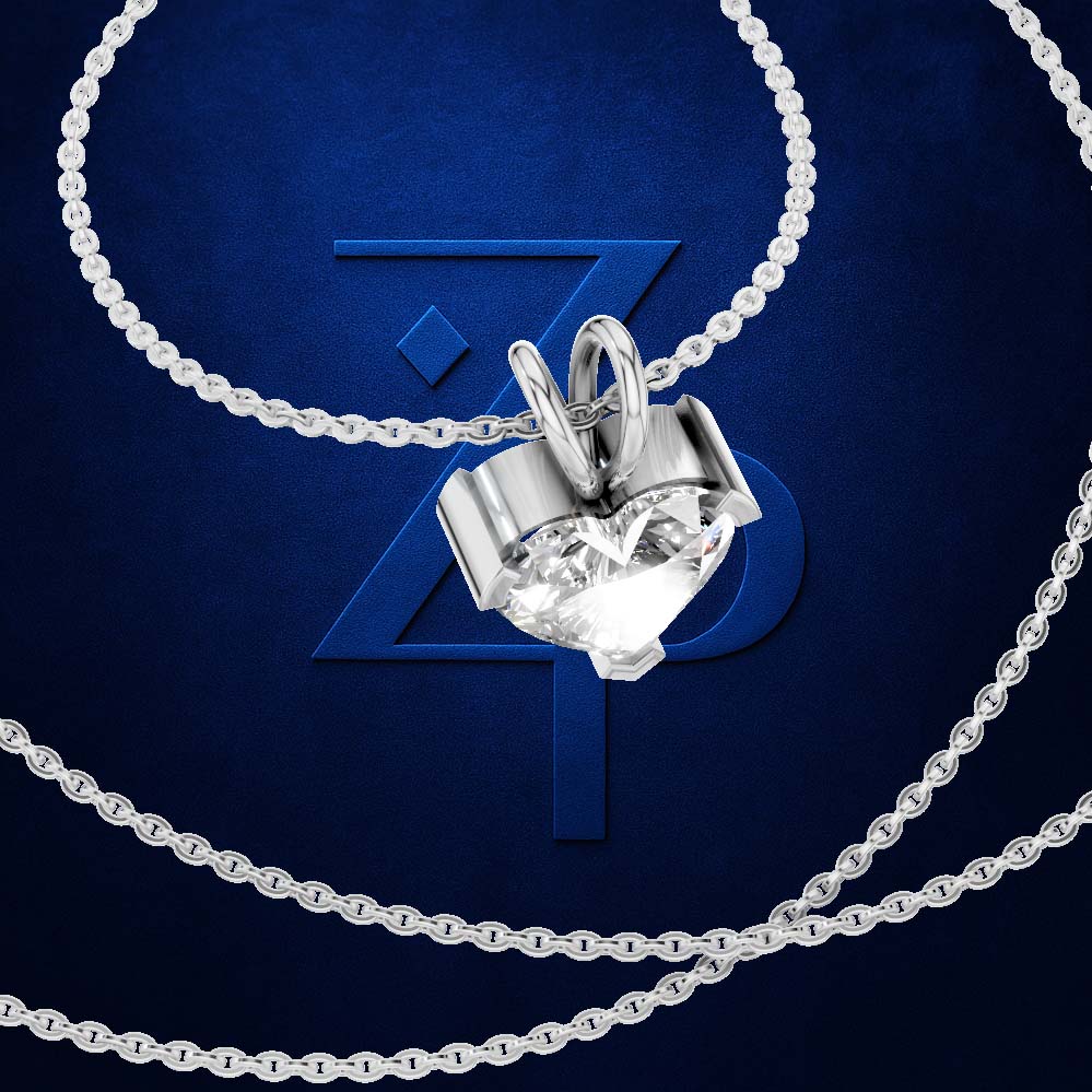 1.5 Carat Laboratory Grown Diamond Pendant