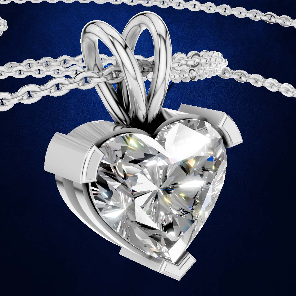 1.5 Carat Laboratory Grown Diamond Pendant