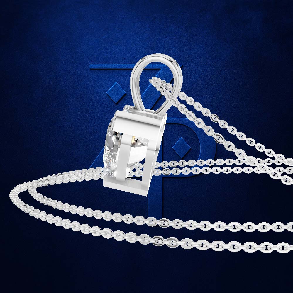 2 Carat Heart Shaped Laboratory Grown Diamond Pendant