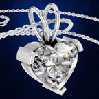 2 Carat Heart Shaped Laboratory Grown Diamond Pendant