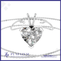 2.5 Carat Heart Cut Laboratory Grown Diamond Pendant