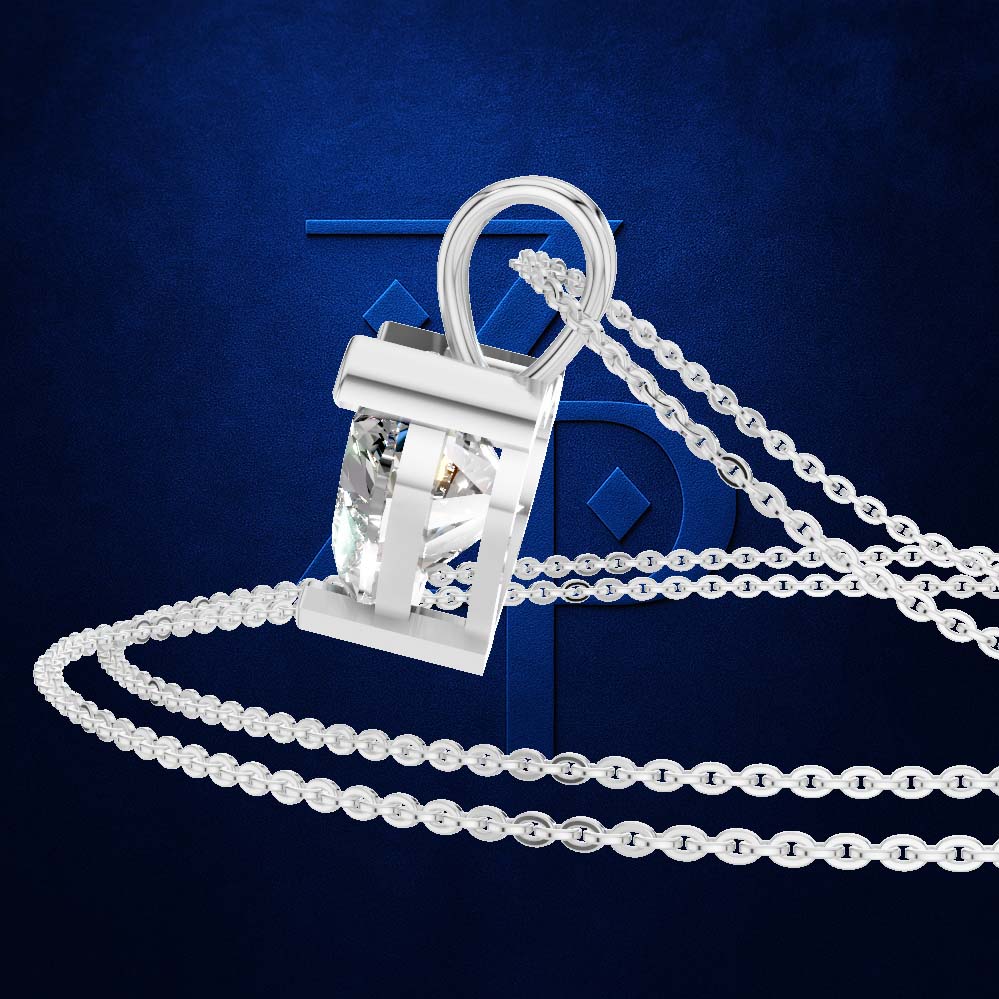 2.5 Carat Heart Cut Laboratory Grown Diamond Pendant