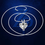 2.5 Carat Heart Cut Laboratory Grown Diamond Pendant