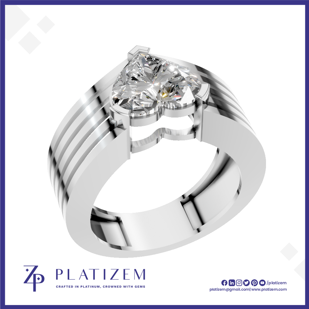 2.5 Carat Heart Shaped Laboratory Grown Diamond Ring