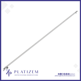 Petite Diamond Tennis Bracelet for Women with Fold Over Clasp