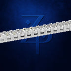 Petite Diamond Tennis Bracelet for Women with Fold Over Clasp