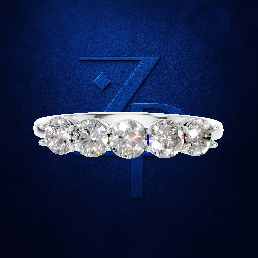 5 Stone Laboratory Grown Diamond Ring