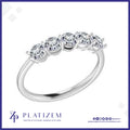 Graduated Five Stone Diamond Band for Women