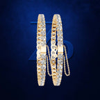 Platinum With Lab Grown Diamond Tennis Bracelet