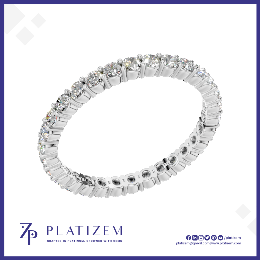 Man Made Laboratory Grown Diamond Eternity Band