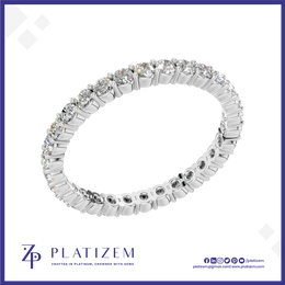 Man Made Lab Grown Diamond Eternity Band
