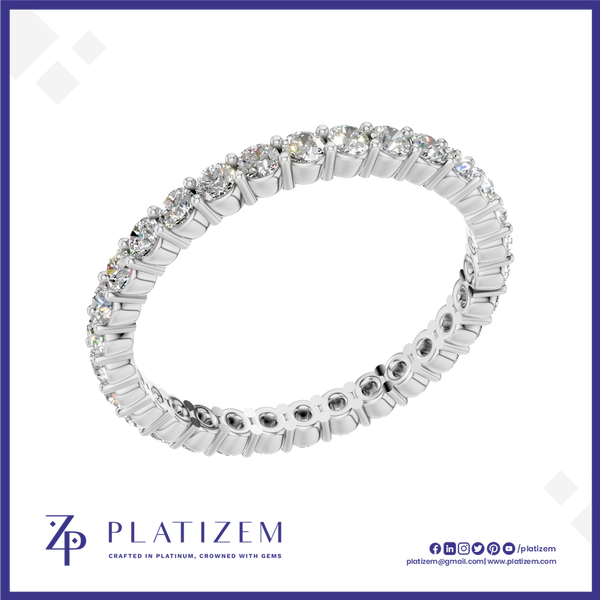 Man Made Laboratory Grown Diamond Eternity Band