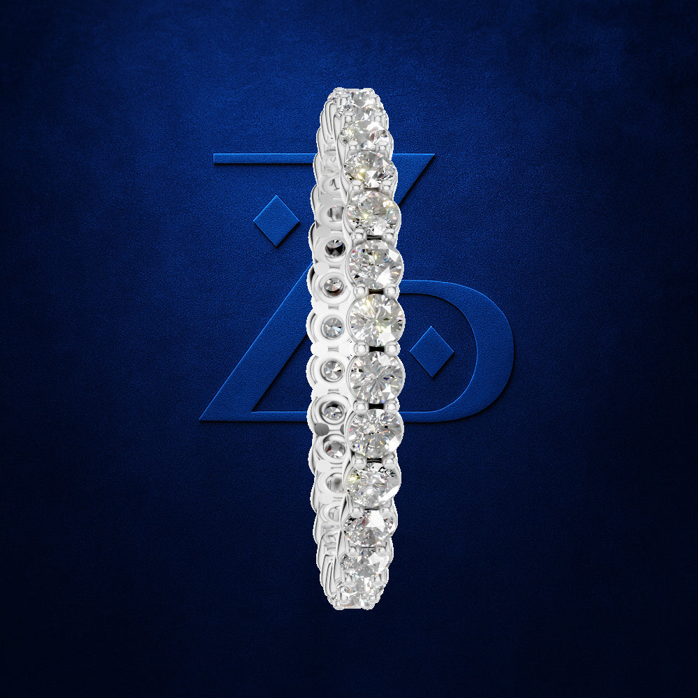 Man Made Laboratory Grown Diamond Eternity Band