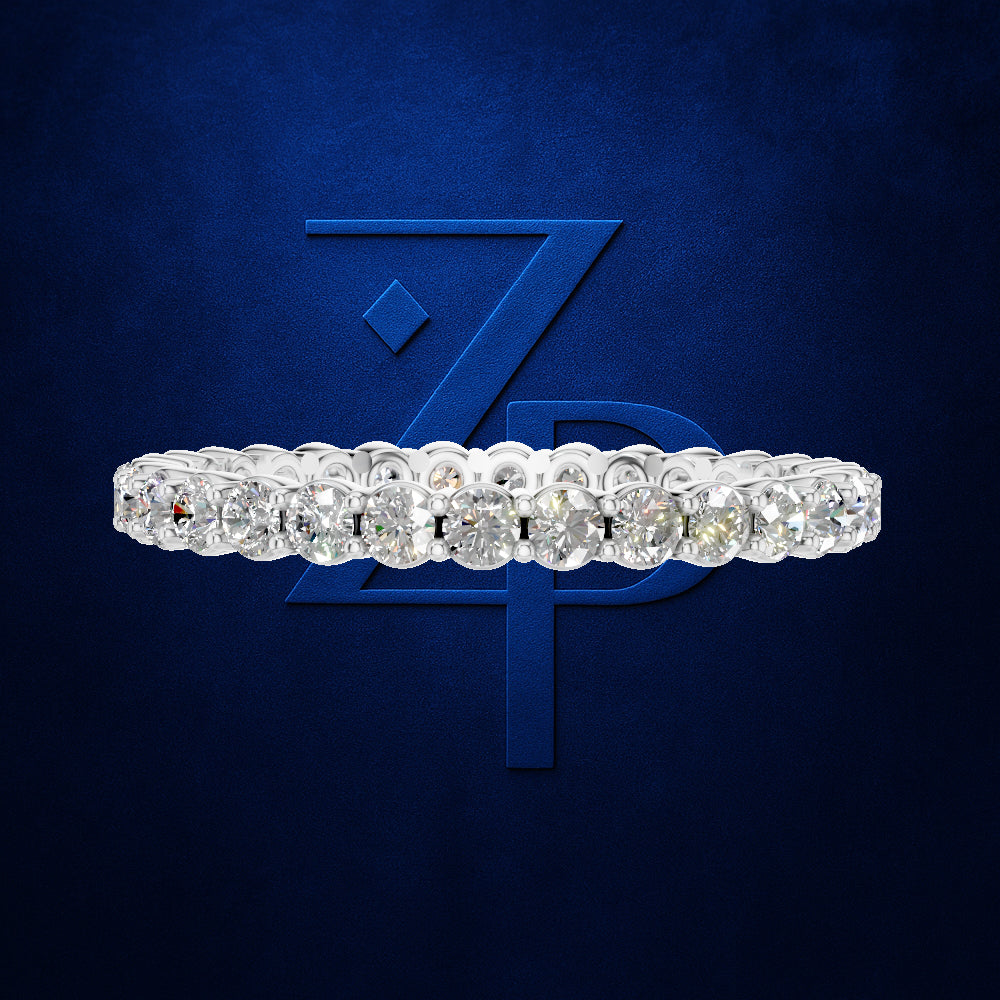 Man Made Laboratory Grown Diamond Eternity Band