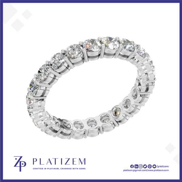 Laboratory Created Diamond Eternity Band