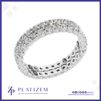 Round Laboratory Grown Diamond Eternity Band