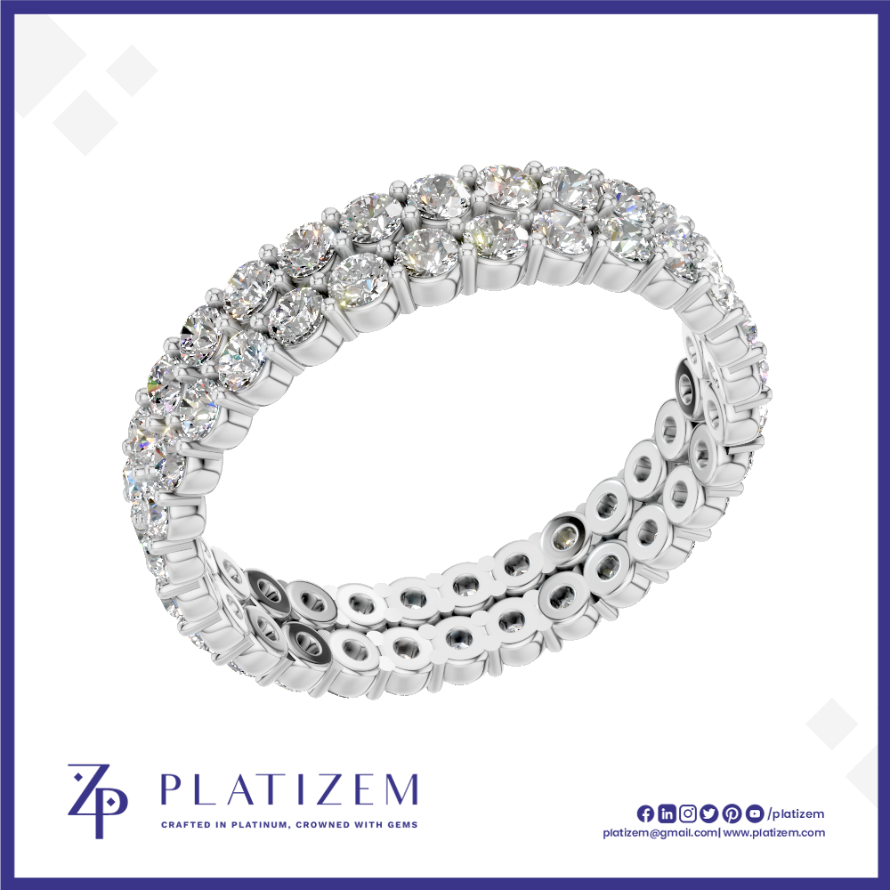 Round Laboratory Grown Diamond Eternity Band