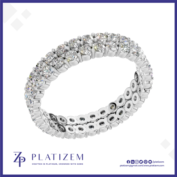 Round Laboratory Grown Diamond Eternity Band