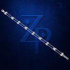 Round Lab Grown Diamond Chain Link Bracelet for Women