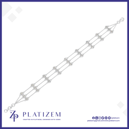 Lab Grown Diamond Layered Bracelet with 3 Rows