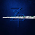 Emerald and Diamond Tennis Necklace in 14k Gold Elegant, Timeless, Luxury Jewelry