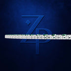 Timeless Laboratory Grown Diamonds and Emerald Tennis Necklace  Fine Jewelry for Women