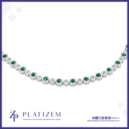 Bezel Set Emerald Cut Diamond Tennis Necklace Elegant, Modern, and Luxury Jewelry Piece