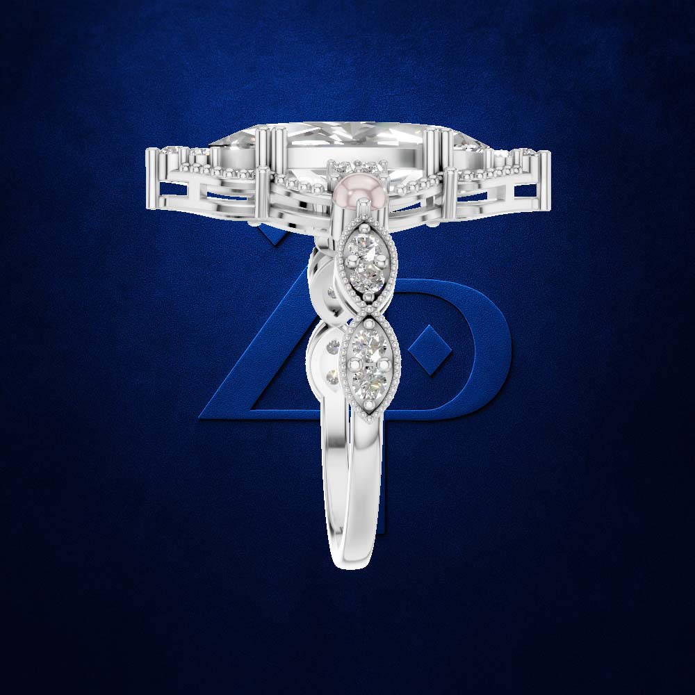 4 Ct Marquise Lab Grown Diamond Ring  Stunning, Eco Friendly Luxury Engagement Jewelry