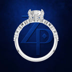 Marquise Laboratory Grown Diamond Engagement Ring Gold and Platinum Luxury