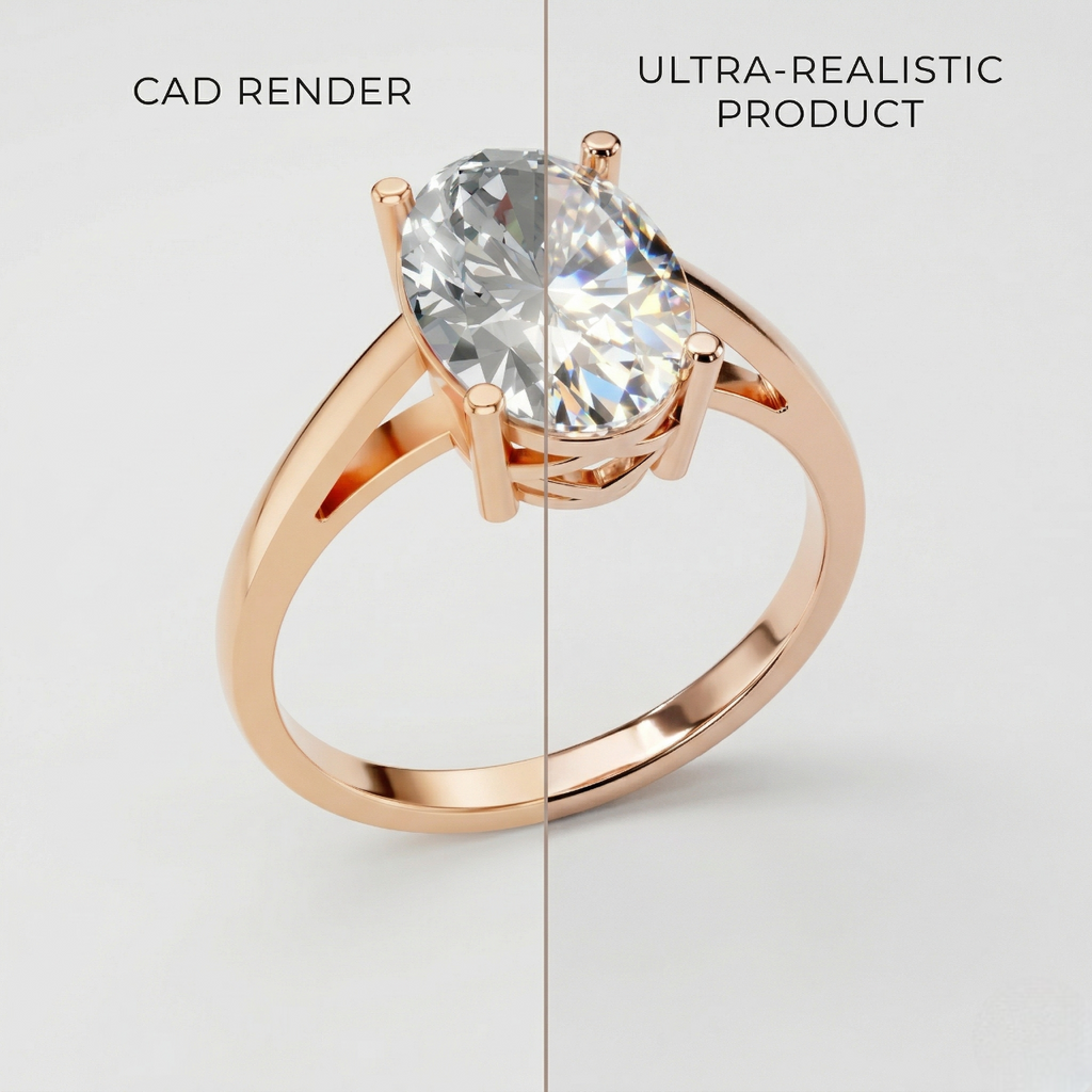 3 Carat Oval Solitaire Lab Grown Diamond Ring 18K Gold Luxury Ring