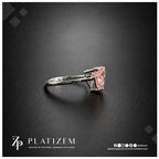 2.6 Carat Heart Shaped Fancy Pink Lab Grown Diamond Engagement Ring