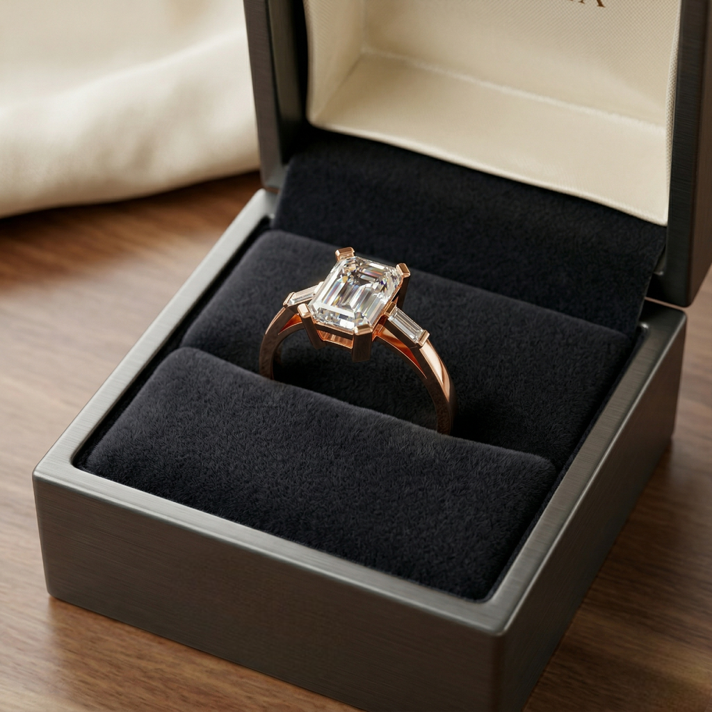 2 Carat Oval Lab Created Diamond Ring 18K Gold Luxury Ring