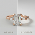 2 Carat Oval Lab Created Diamond Ring 18K Gold Luxury Ring