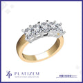 2 Carat Five Stone Diamond Ring for Women