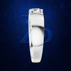 Round Diamond Solitaire Engagement Ring for Men