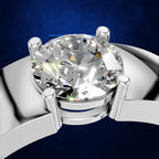Round Diamond Solitaire Engagement Ring for Men