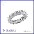 Cushion Cut Diamond Full Eternity Band