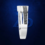 Emerald Cut Laboratory Grown Diamond Mens Ring