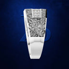 Laboratory Grown Diamond Mens Statement Ring