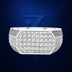 Laboratory Grown Diamond Mens Statement Ring