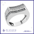 Channel Set Laboratory Grown Diamond Mens Band