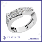 Laboratory Grown Diamond Mens Wedding Band