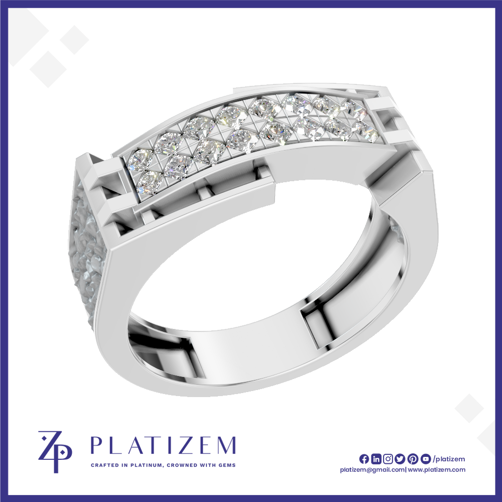 Laboratory Grown Diamond Mens Wedding Band