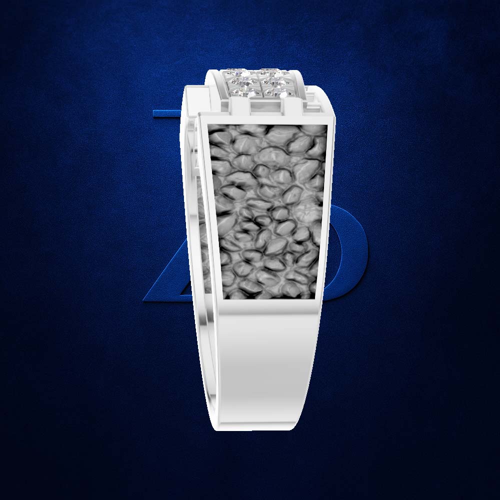 Laboratory Grown Diamond Mens Wedding Band